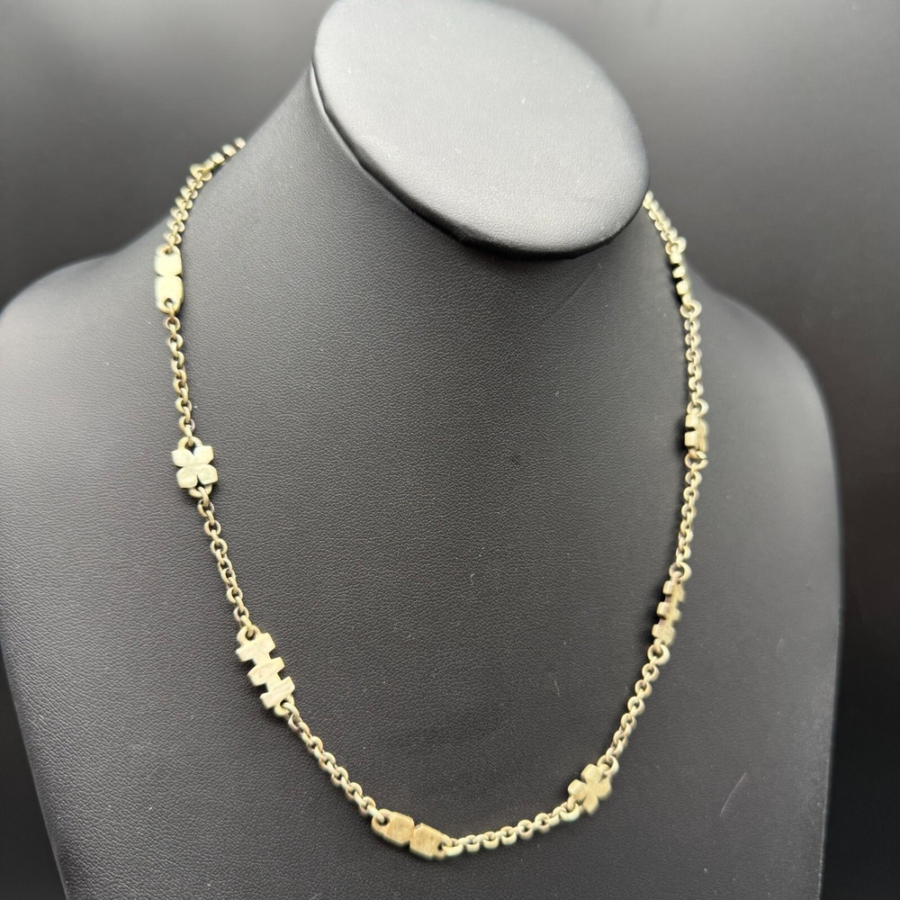 Lisa Jenks Sterling Silver‎ 925 Necklace – 20" Modernist Design – 22.5g